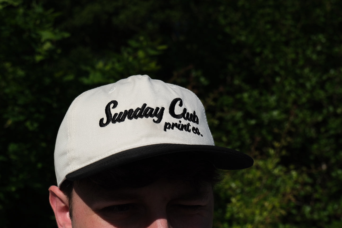 Two Tone 5 Panel Cap / Black