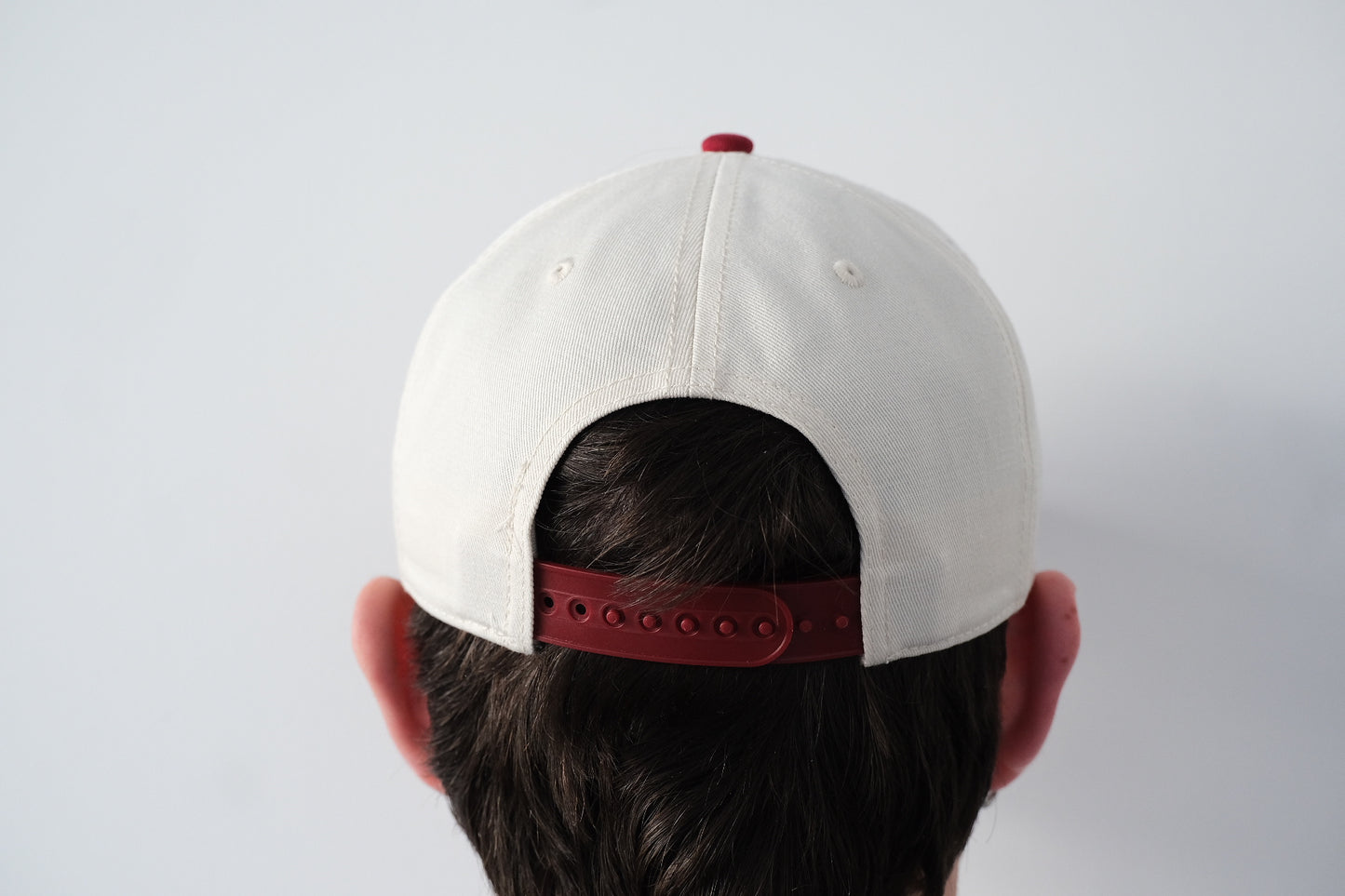 Two Tone 5 Panel Cap / Red