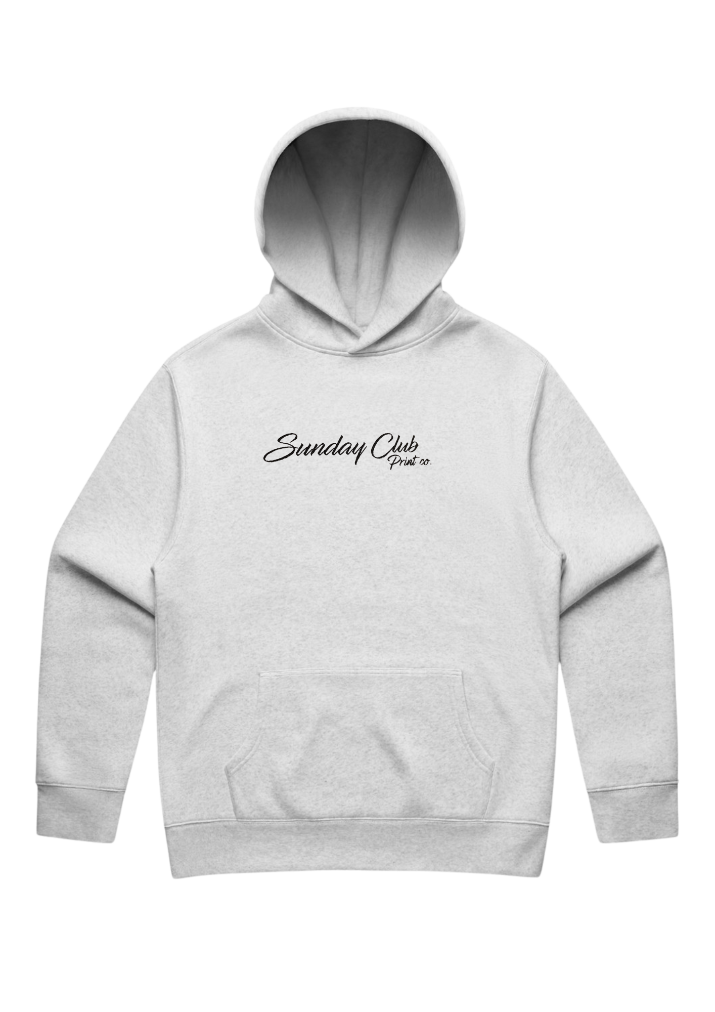 Welsh Vase Relax Hoodie in White Heather