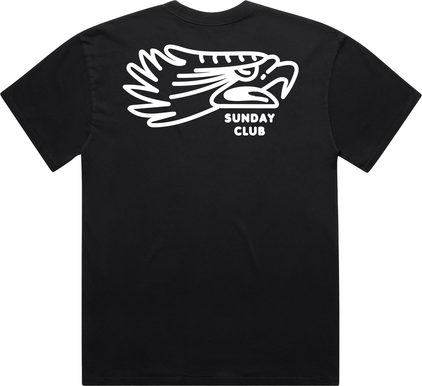 Sunday Club Eagle Tee / Faded Black
