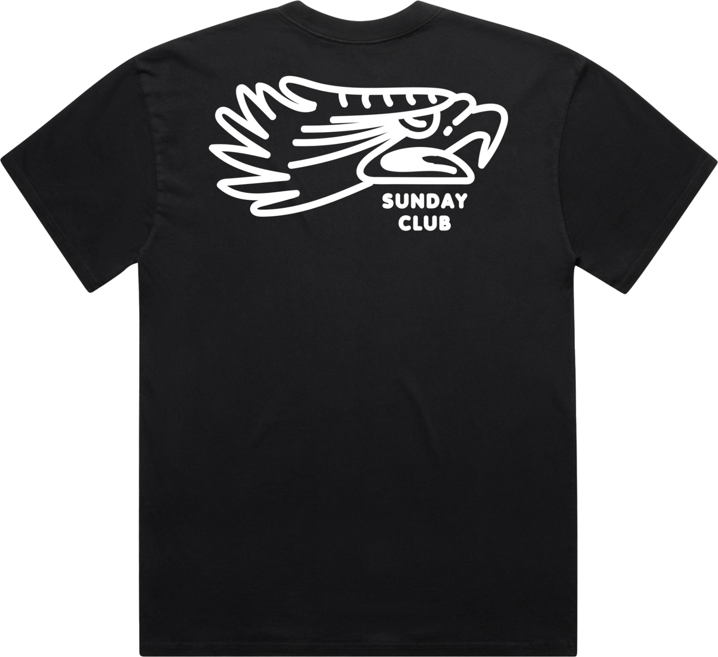 Sunday Club Eagle Tee / Faded Black
