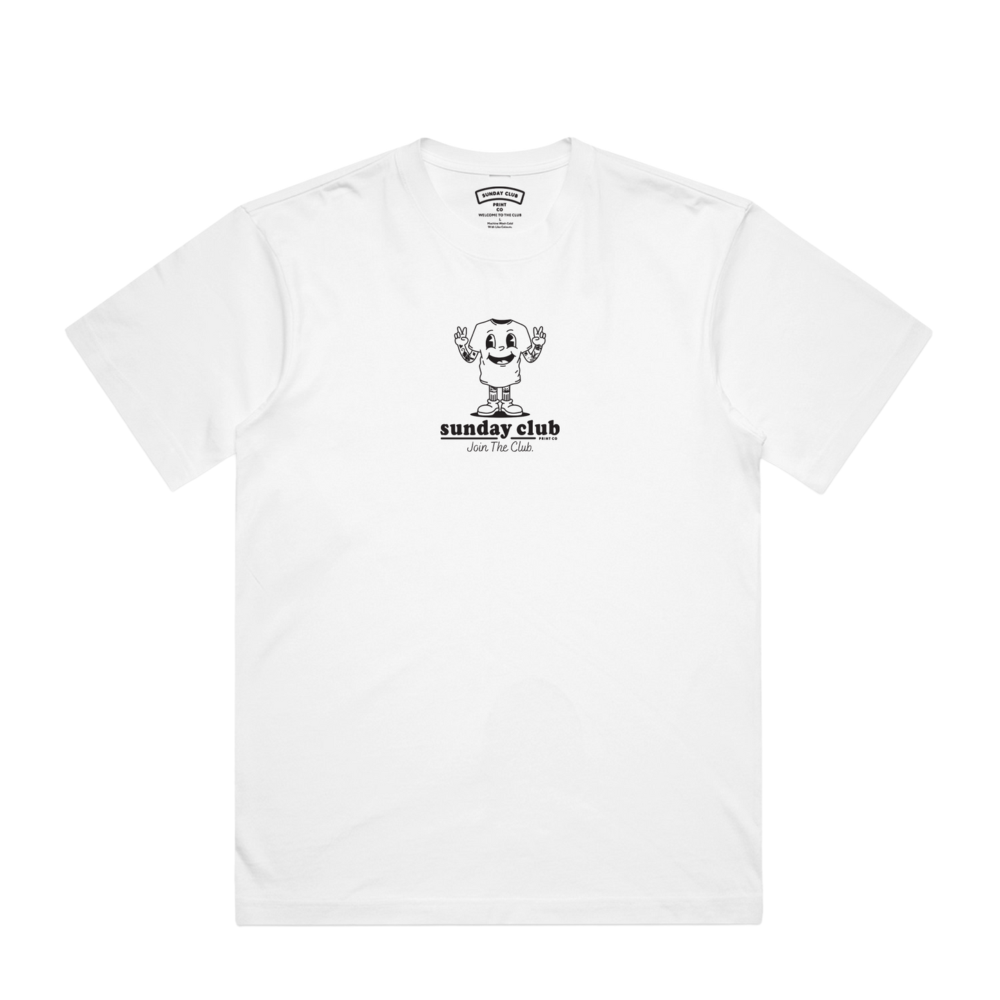 Sunday Club Core Box Tee / Black