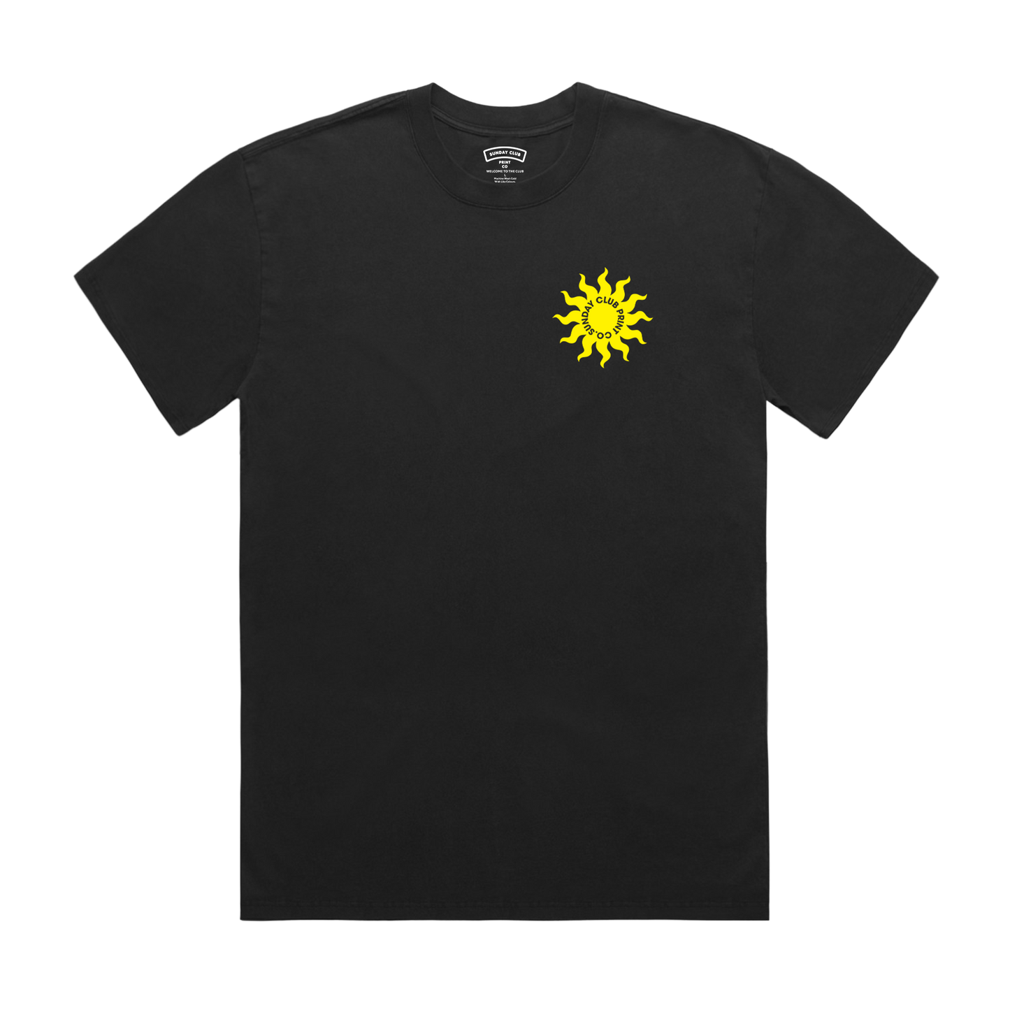 Vintage Washed Sunny Heavy Tee / Black