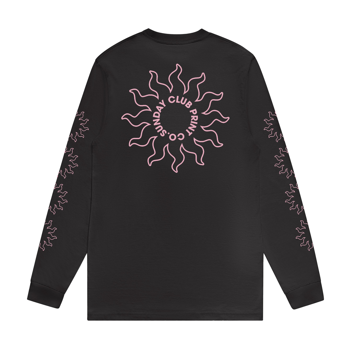 Sunny Coal Long Sleeve Tee / Pink