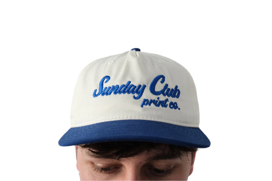 Two Tone 5-Panel Cap / Blue