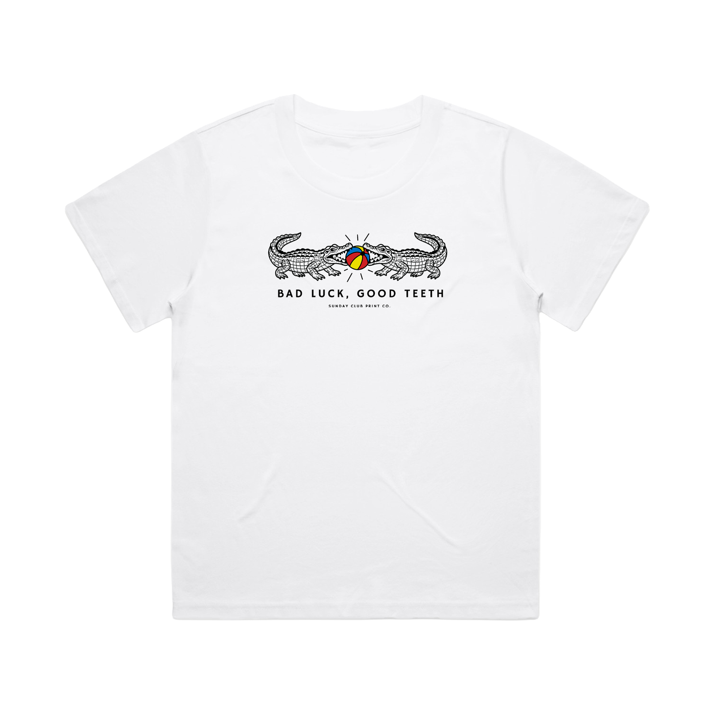 Women’s Boxy Cropped Oversized Croc Tee