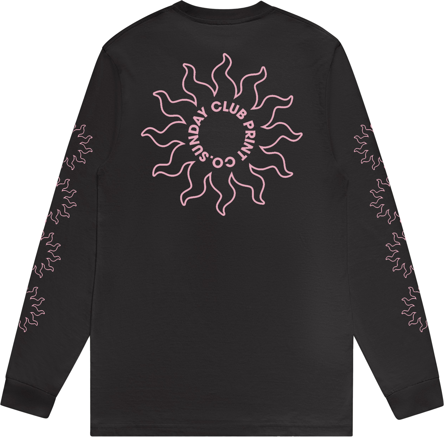 Sunny Coal Long Sleeve Tee / Pink