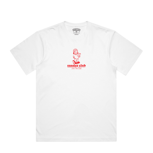 Sunday Club Core Box Tee / Red