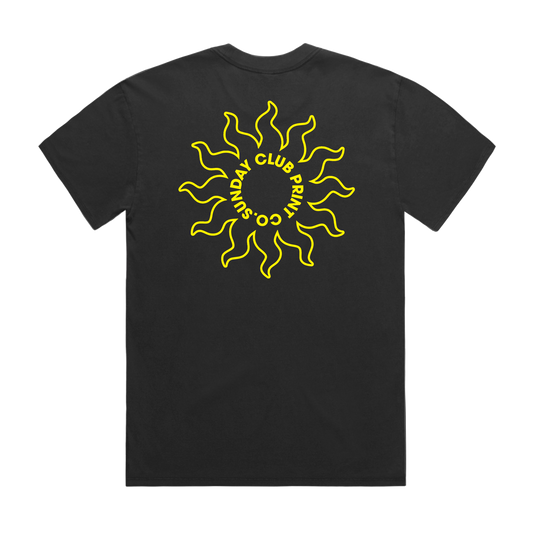 Vintage Washed Sunny Heavy Tee / Black