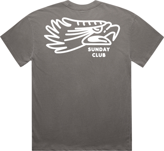 Sunday Club Eagle Tee / Faded Grey