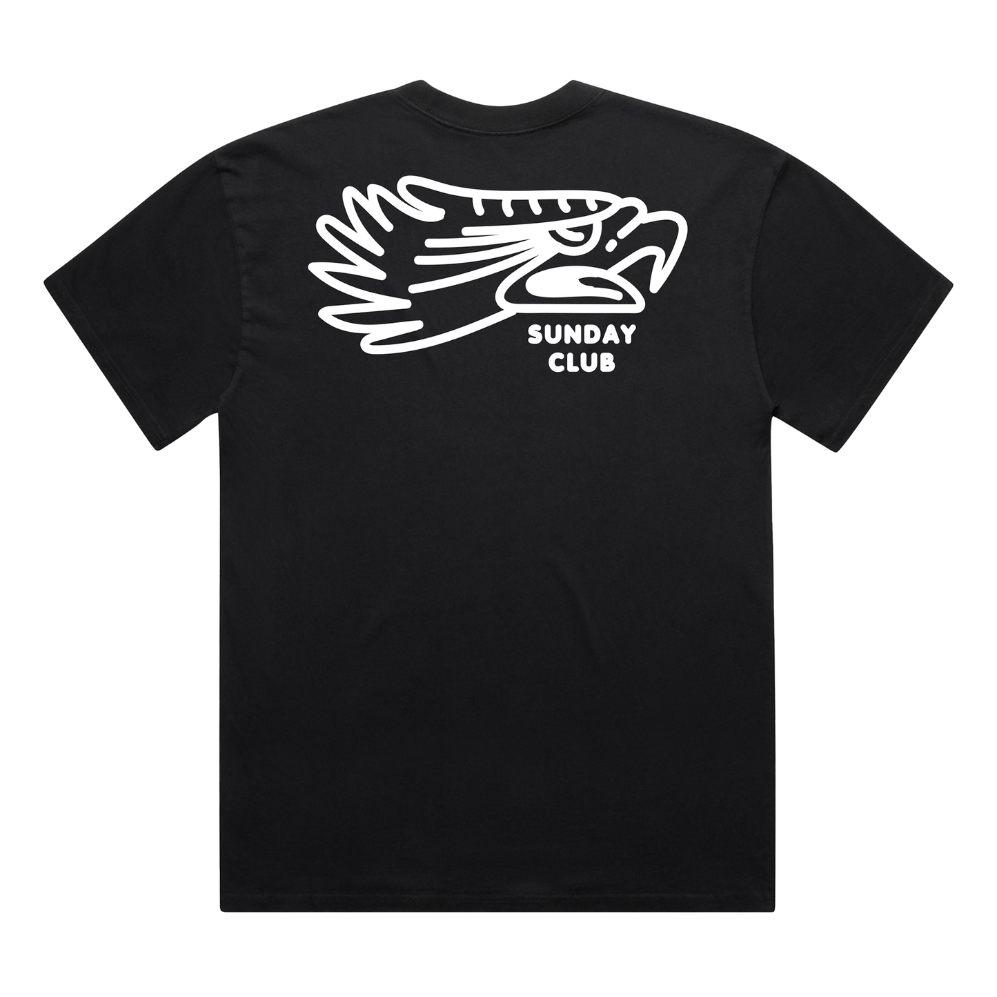 Sunday Club Eagle Tee / Faded Black